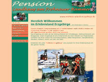 Tablet Screenshot of erlebnis-urlaub-erzgebirge.de